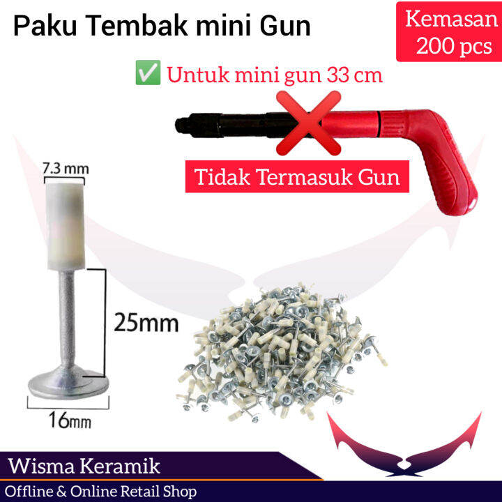 Paku Tembak Drive Pin M6 Per Box Isi 200 Pcs Lazada Indonesia