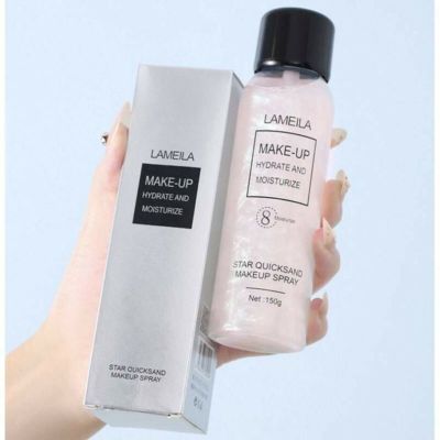 ✨พร้อมส่ง✨สเปรย์หน้าเงา LAMAILA สเปรย์น้ำแร่ประกายชิมเมอร์วิ้งๆ สเปรย์ล็อคเครื่องสำอางค์