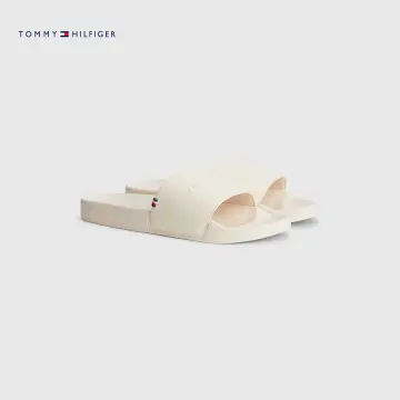 Tommy Hilfiger Nurii Hook And Loop Sport Sandals in Red