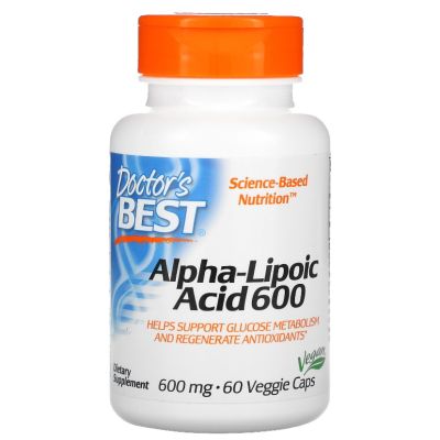 Doctors best Alpla Lipoic Acid 600mg ขนาด 60 เม็ด