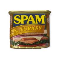 Spam Oven Roasted Turkey 349g.เนื้อไก่งวงบดอัดก้อนปรุงรส 340กรัม