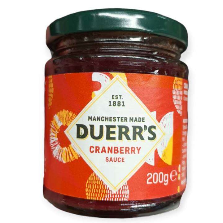 duerrs-cranberry-sauce-200g-ซอสแครนเบอร์รี่-สำหรับราดหน้าอาหาร-200กรัม