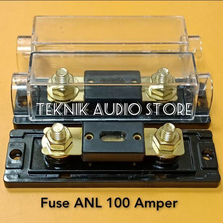Fuse Box ANLFuse Block ANL 100 Amper Gold Plated Lazada Indonesia