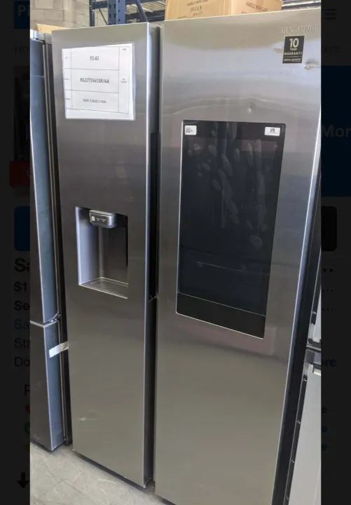 Frigidaire FFSS2615TS 25.5 cu ft. Side by Side Refrigerator Silver Lazada PH