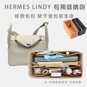 For HERMES Lindy Mini 26 30 34 Make up Organizer Felt Organizer