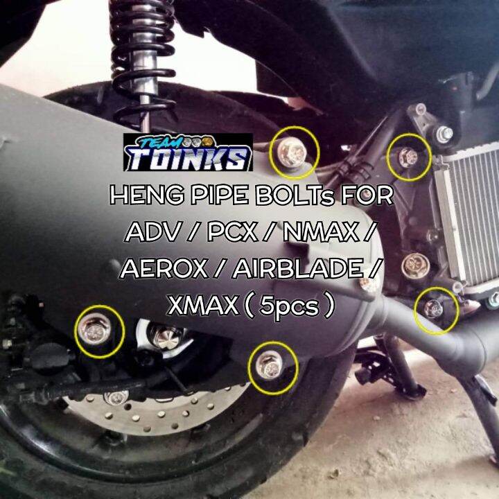 HENG PIPE BOLT / SWING ARM BOLT FOR ADV / PCX / AIRBLADE / AEROX / NMAX