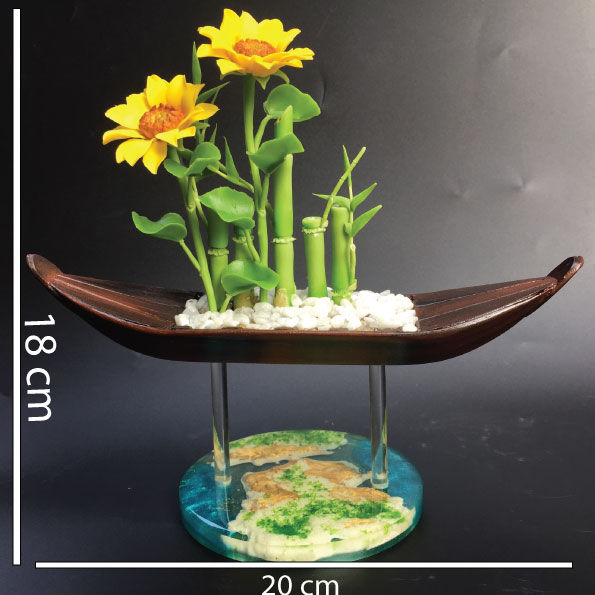 Hoa hướng dương mô phỏng trang trí  Nai Decor