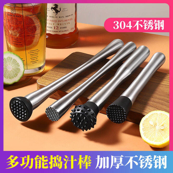 Mashed Stick Ice Crushing Popsicle Hammer Shaker Juice Bar Fruit