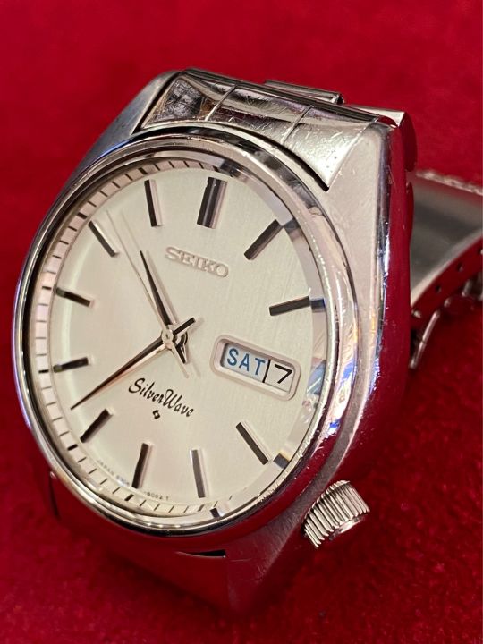 seiko-silven-wave-21-jewels-automatic-ตัวเรือนสแตนเลส-นาฬิกาผู้ชาย-มือสองของแท้
