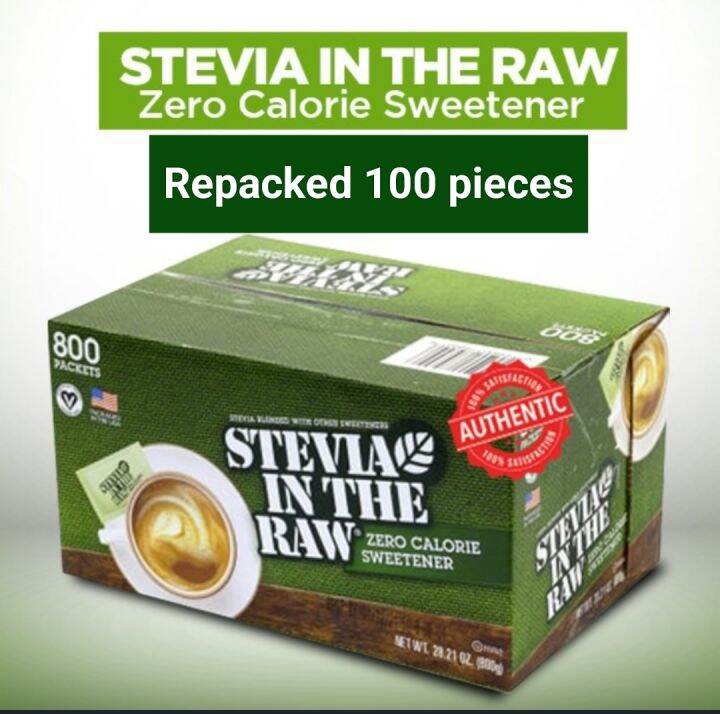Stevia in the Raw, Zero Sweetener, 100 pieces Repacked Lazada PH