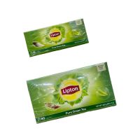 Lipton Pure Green Tea ลิปตัน ชาเขียว ชนิด ซอง 25 ซอง และ 50 ซอง(สินค้านำเข้าจากมาเลเซีย)