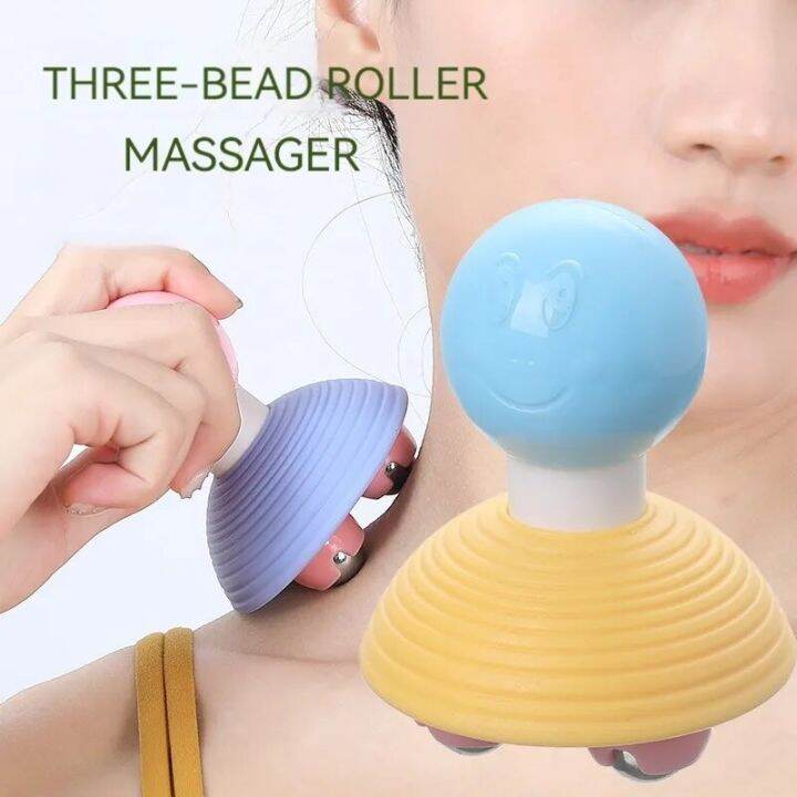 Handheld Roller Massager Bead Massager Meridian Brush Body