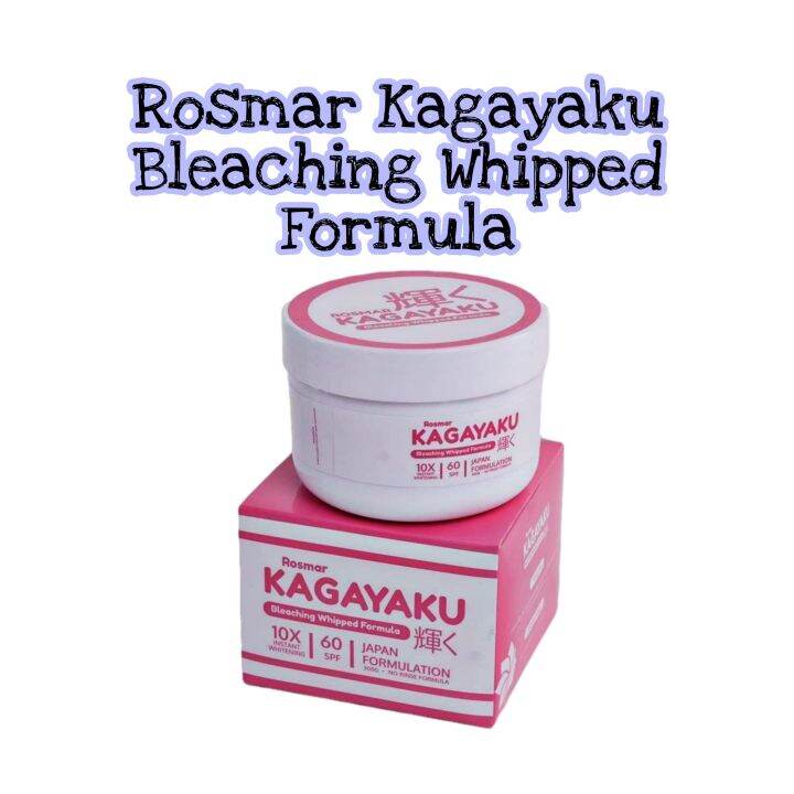 Rosmar Kagayaku Bleaching Whipped Formula Lazada PH