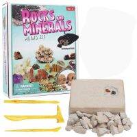 ชุดขุดค้นหาหินแร่ธาตุ Rock and Minerals Mining Kit