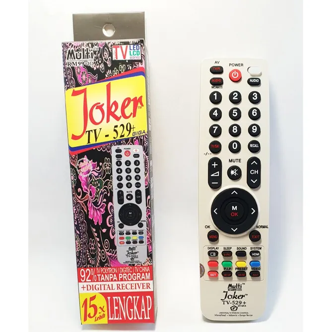 REMOTE TV SERBAGUNA JOKER/ REMOTE SET TOP BOX SERBAGUNA Lazada Indonesia