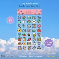 A7 Sticker (Tiny) : Doodle cutie daily life 3+4