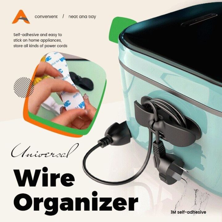 1pcs Cord Organizer For Appliances, Adhesive Cord Winder, Cord Wrappers,  Cable Organizer For Small Home Appliances Cord Keeper On Stand Mixer,  Blender, Hair Dryer, Bathroom Accessories