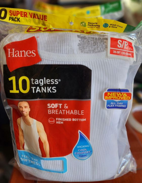 Hanes tagless tanks men multipack | Lazada PH