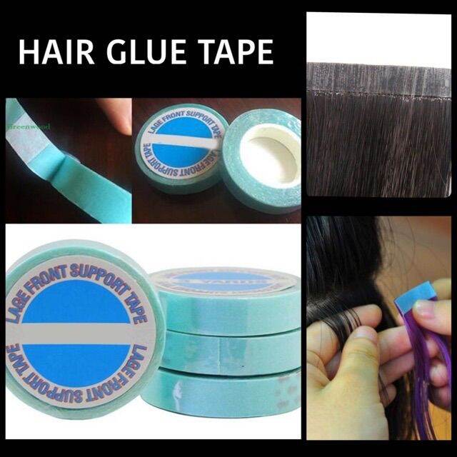 Glue Tape Roll Adhesive Doublesided Hairpiece Fixation Wig Tape for