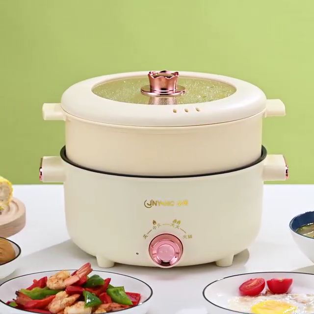 Mini Rice Cooker Non-stick Pan Single/Double Layer Rice Cooker for Rice  Cooking,Stir-fry,Steamed Egg Multifunctional Rice Cooker