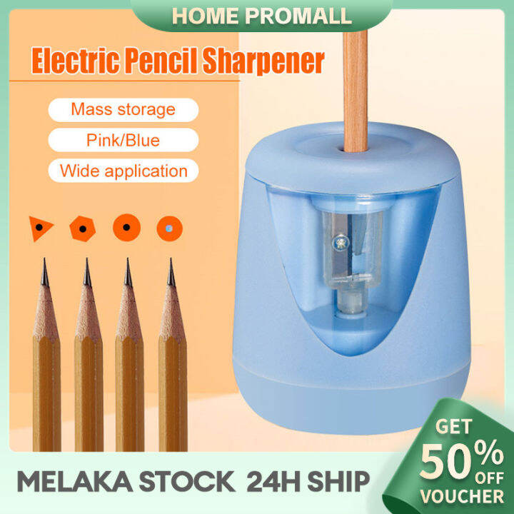 Electric Pencil Sharpener USB Rechargeable Automatic Press Switch