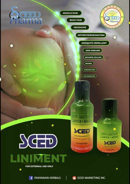 SCED Liniment 60ml (5pcs) | Lazada PH