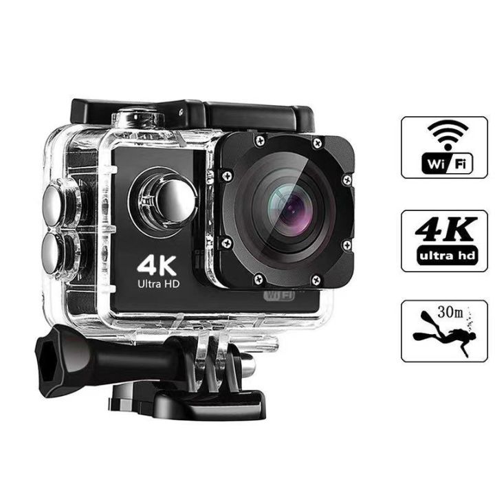 กล้องaction-camera-กล้องกันน้ำ-4k-60fps-มี-wifi-กล้องติดหมวก-ของแท้-ระยะเวลาการรับประกันสินค้า