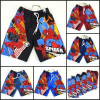 ลิขสิทธิ์แท้ กางเกงขาสั้นเด็ก สไปเดอร์แมน Spiderman เอวยางยืด มีเชือกผูก สินค้าลิขสิทธิ์แท้