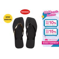 HAVAIANAS รองเท้าผู้หญิง SLIM SQUARE MAGIC SEQUIN - BLACK รุ่น 41482720090BKXX (รองเท้าแตะ รองเท้า รองเท้าแตะหญิง รองเท้าแตะผู้หญิง)