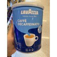 เมล็ด กาแฟแท้ คั่วบด ที่สกัดกาเฟอีนออก ตรา ลาวาซซา 250 G. Caffe Decaffeinato ( Decaffeinated Ground Coffee ) ( Lavazza Brand )