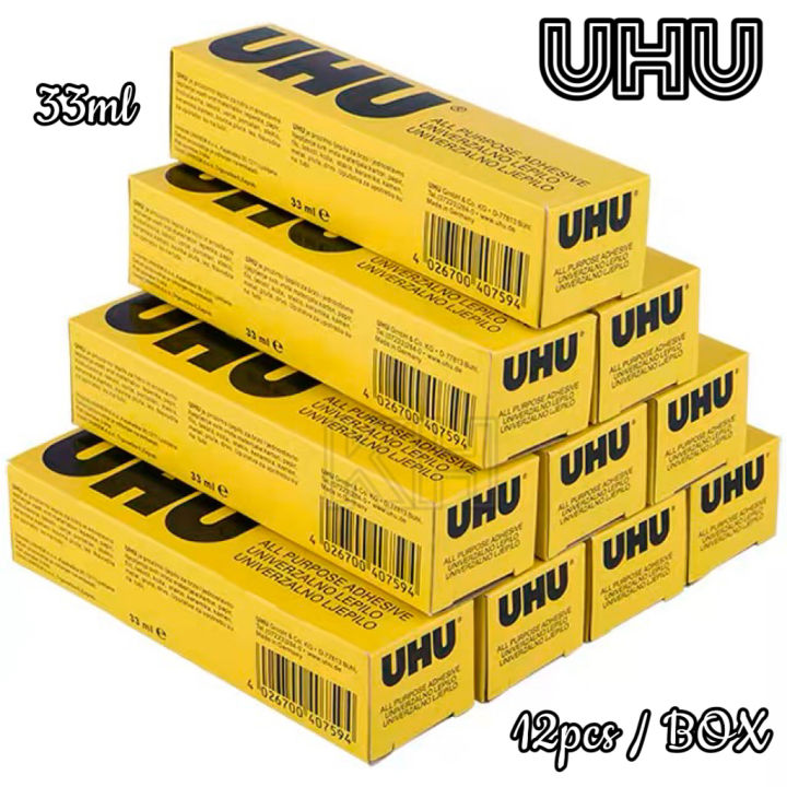 33ml x12pcs UHU All Purpose Adhesive Glue UHU Gam / UHU GLUE Lazada