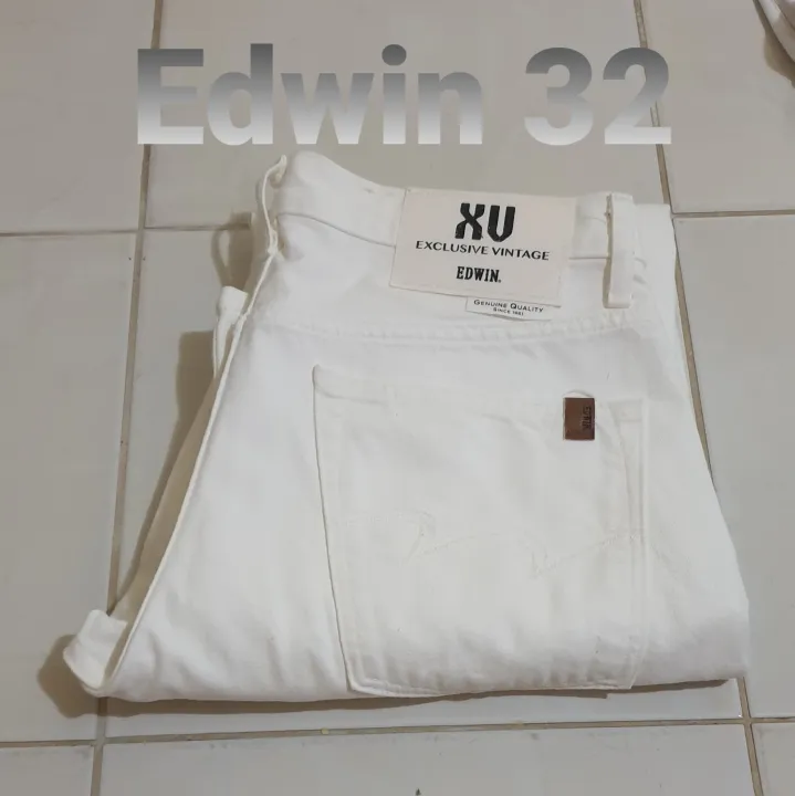 ยีนส์ใหม่ ยี่ห้อ Edwin เอว 32 นิ้ว | Lazada.co.th
