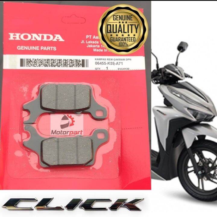 HONDA CLICK 125i/150i V2 Brake Pad (Front) Game Changer Lazada PH