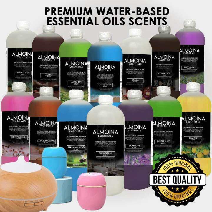Almoina 1 Liter Original Premium Water Based Essential Oil Hotel Scent