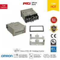 Omron H7EC-NV Counter Totalising เคาน์เตอร์ อินพุตแรงกัน PNP/NPN Universal DC มีแบตเตอรี่ภายในตัว ตัวนับจำนวนออมรอน