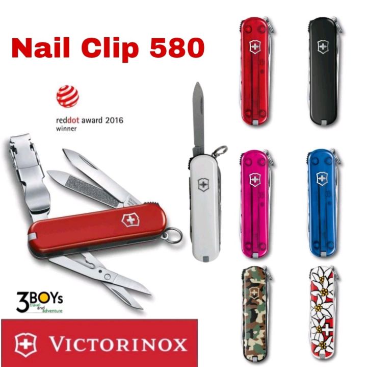 กรรไกรตัดเล็บ-victorinox-nail-clip-580-กรรไกรตัดเล็บสวิส-8-ฟังก์ชั่น-รวมมีดและตะไบเล็บ-0-6463