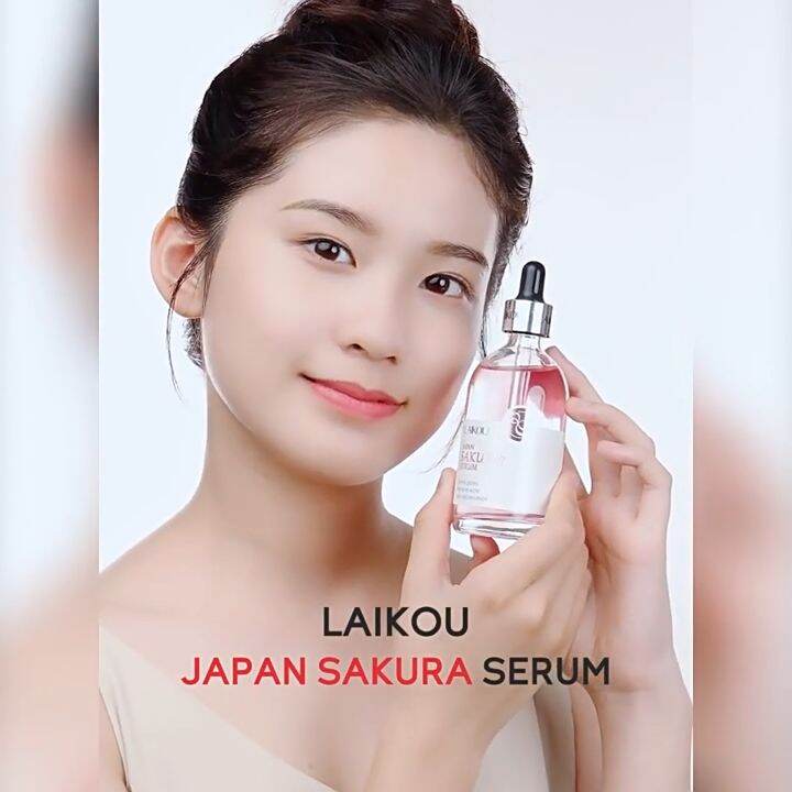 LAIKOU Japan Sakura Serum Skin Rejuvenating Face Serum Tighten Pores