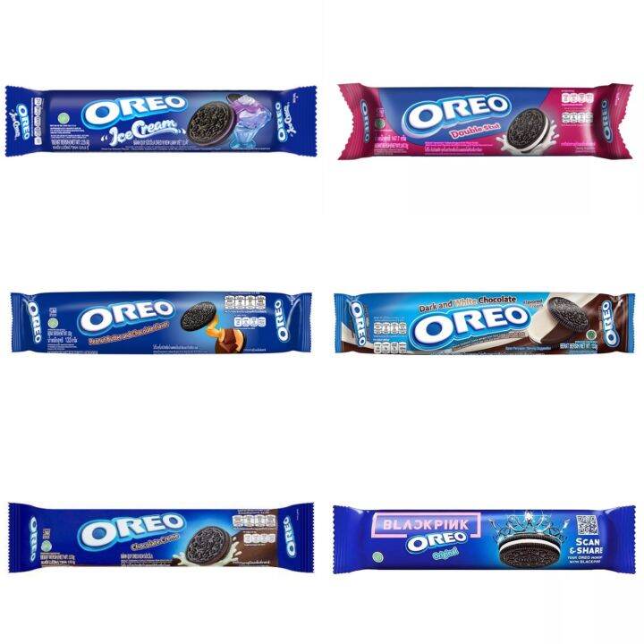 OREO ORIGINAL/DOUBLE STUFF/PEANUT&CHOCO/ICE CREAM/DARK&WHITE/CHOCO ...