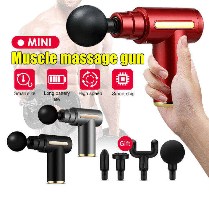 Mini Fascia Massage Gun With 6 Speed Compact Size And Portable Muscle