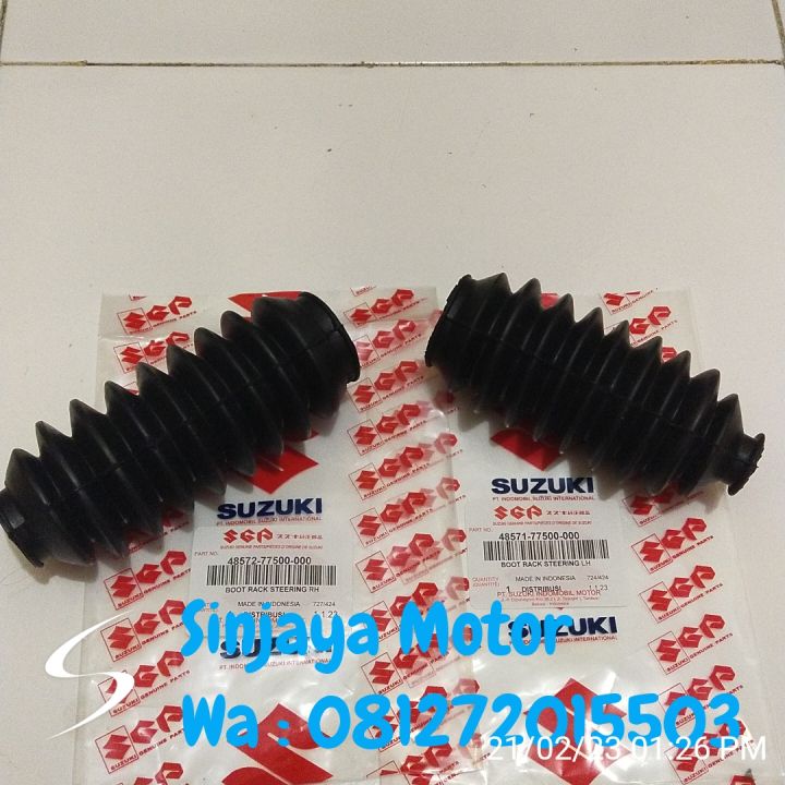 boot rack steering RH/LH karet rack stir kiri kanan 1set Futura T120ss ...