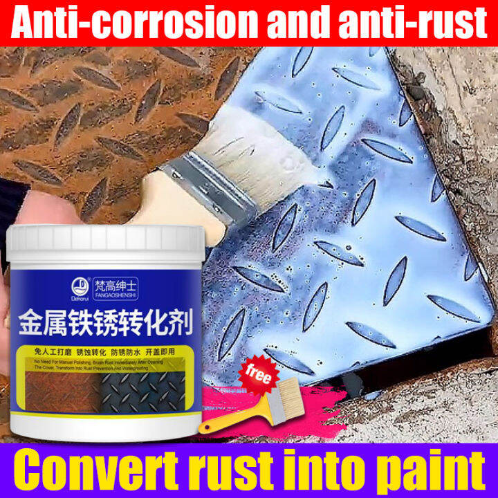 Turn rust into paint ！GO Anti rust paint for metal Anti rust primer