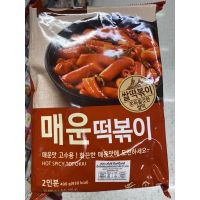 Hot Spicy Topokki (pack) Dongwon Brand 400 G. ต๊อกป๊อกกิผัด ซอสเผ็ด พร้อมปรุง (แพ็ค) ตราดงวอน ( ฮอต สไปซี่ ต๊อกป๊อกกิ )