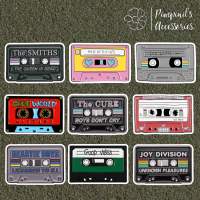 ʕ •ᴥ•ʔ ✿ พร้อมส่ง : เข็มกลัดเซ็ทตลับเทปคาสเซ็ทหลากสี | Multi Color Cassette Tape Enamel Brooch Pin Set.