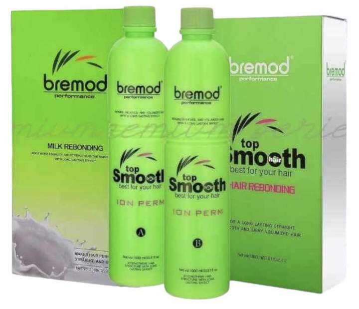 BREMOD top smooth hair rebonding set, 1000ml (milk rebonding classic