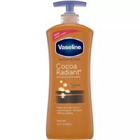 Vaseline Intensive Care Lotion Cocoa Radiant 600 ml. โลชั่นวาสลีนโกโก้ เหมาะสำหรับผิวแห้ง