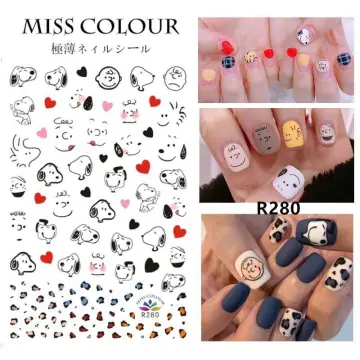 1Sheet Nail Art Airbrush Stencils Nail Decals Waterslide Wrap For