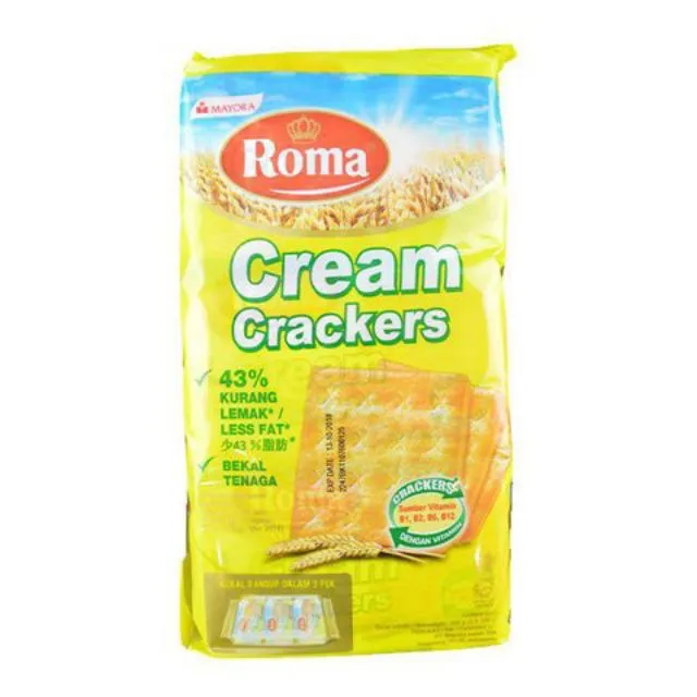 Roma Cream Crackers 3 x 123G Lazada