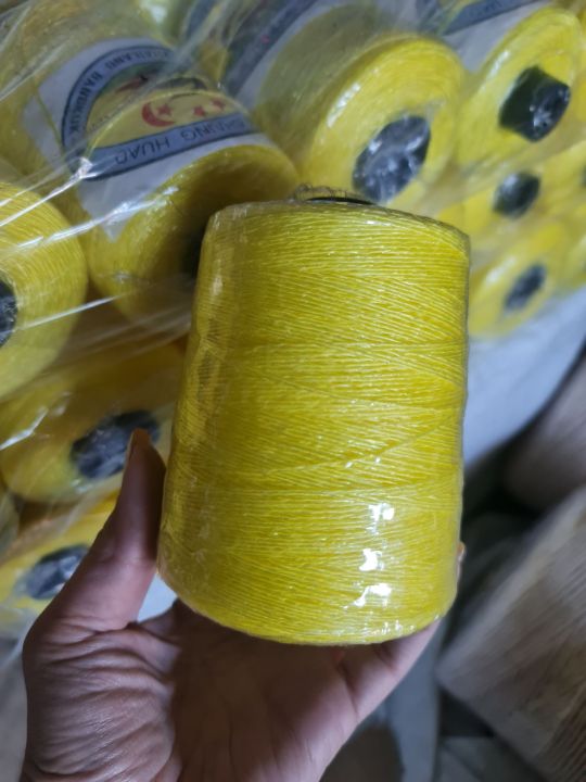 เชือกเหลือง-ขึงถั่ว-แตงกวา-ใช้ในแปลงเกษตร