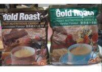 ข้าวโอ๊ตแบบชง สำเร็จรูป รสนม ยีห้อGold Roast  ขนาด 600g ( 30gx20g)หมดอายุ 30 12 23