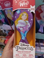 หวี แปรงหวีผม แปรงหวีผมทำทรงรี Wet Brush USA ไม่ทำให้ผมพันกัน Mini Detangler ลายการ์ตูนลิขสิทธิ์น่ารัก น่าหวี ของแท้ 100%  ยอดฮิต จากอเมริกา Princess original detangler Disney Princess พร้อมส่งทันที